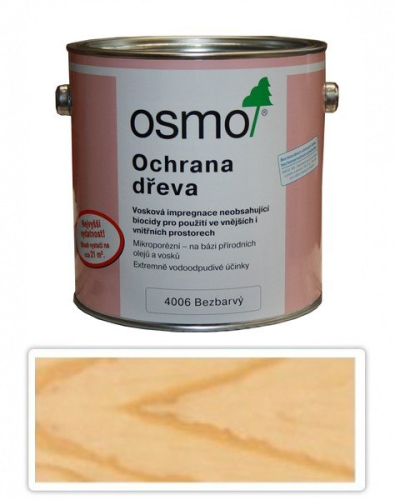 OSMO Vosková impregnace 2.5 l Bezbarvá 4006 