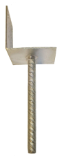 Kotevní patka do betonu typ L 80x80x4mm