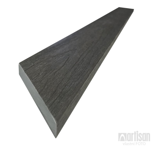 WPC dřevoplastové plotovky Dřevoplus Profi zkosená 15x80x1000 - Walnut (ořech)