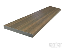 WPC dřevoplastová prkna na plot Dřevoplus Profi 15x138x4000 - Teak