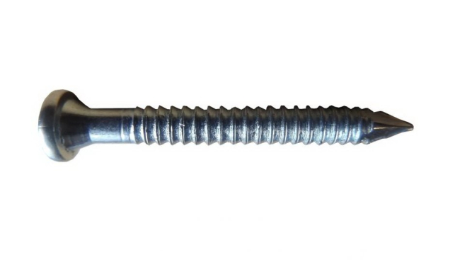Konvexní hřebíky 4/4,5 x 50mm ANKER 12 modrý zinek - 1kg