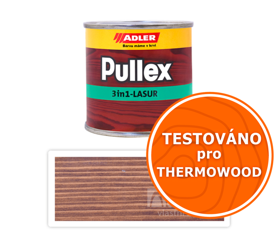ADLER Pullex 3in1 Lasur - tenkovrstvá impregnační lazura 0.075 l Palisandr 4435050050
