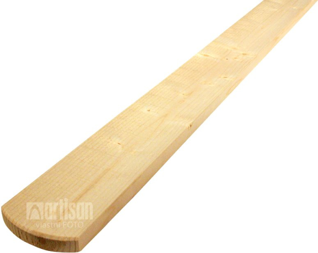 Plotovky dřevěné půlkulaté, severský smrk 18x95x1200, kvalita AB