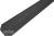 WPC dřevoplastové plotovky tříhranné LamboDeck 13x90x1000 - Dark Grey
