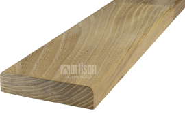 Terasová prkna 25x110x3000 Akát - povrch hladký, kvalita AB