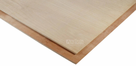 Překližka surová AB/BB 3,6x1220x2440 Dub, jednostranně dýhovaná, lepidlo IF20