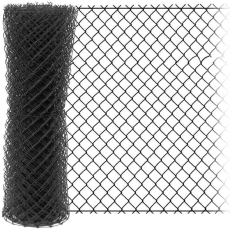 Pletivo čtyřhranné IDEAL, poplastované se zapleteným drátem, role 25 m, 1000x2,5 Zn + PVC antracit
