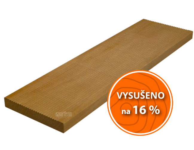 Terasová prkna 21x145x2750 Garapa - povrch jemná drážka, kvalita AB