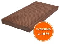 Terasová prkna 21x145x1250 Massaranduba - povrch jemná drážka, kvalita AB